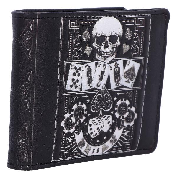Photo #4 of product C6573Y3 - Feeling Lucky? Gothic Skull Wallet