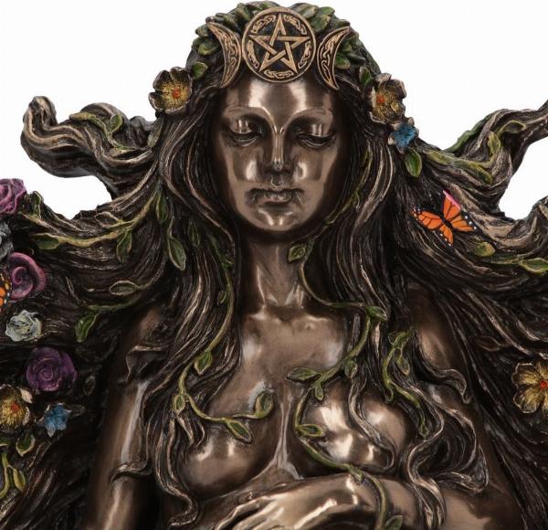 Gaea Mother Earth of All Life Bronze Figurine 18cm | Gothic Gifts