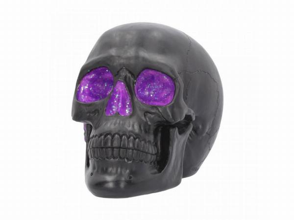 Photo of Geode Black Skull Ornament