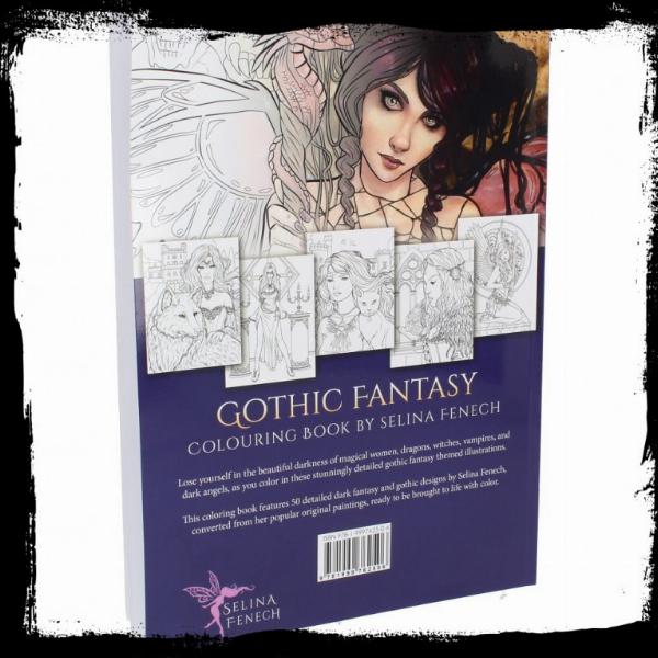 Photo of Gothic Fantasy Colouring Book Selina Fenech