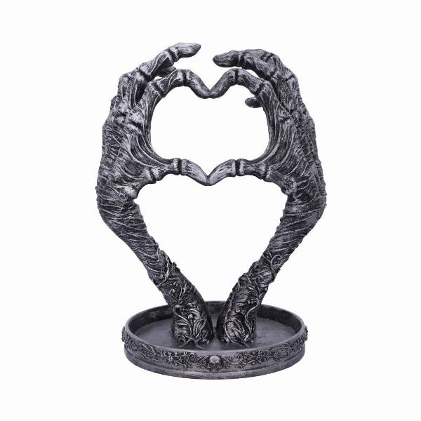 Photo #1 of product B5261S0 - Gothic Mummified Love Heart Hands Jewellery Dish Holder
