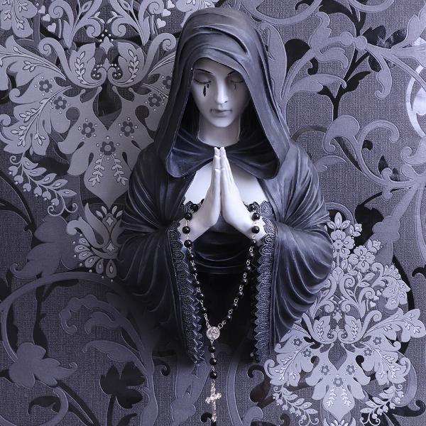 Photo #2 of product NOW0915 - Gothic Prayer Wall Plaque Designed By Anne Stokes 39cm
