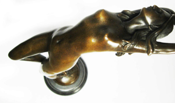 Photo of Graceful Nude Lady Bronze Figurine
