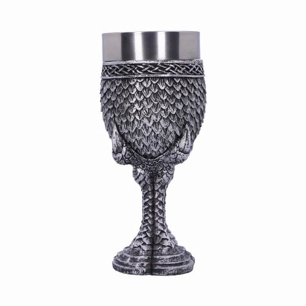 Photo #3 of product U4708P9 - Grey Scale Dragon Claw Goblet