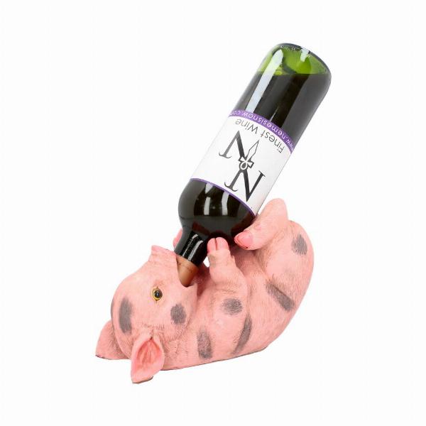 Photo #1 of product EXA80011 - Pink Pig Piglet Guzzler Wine Bottle Holder