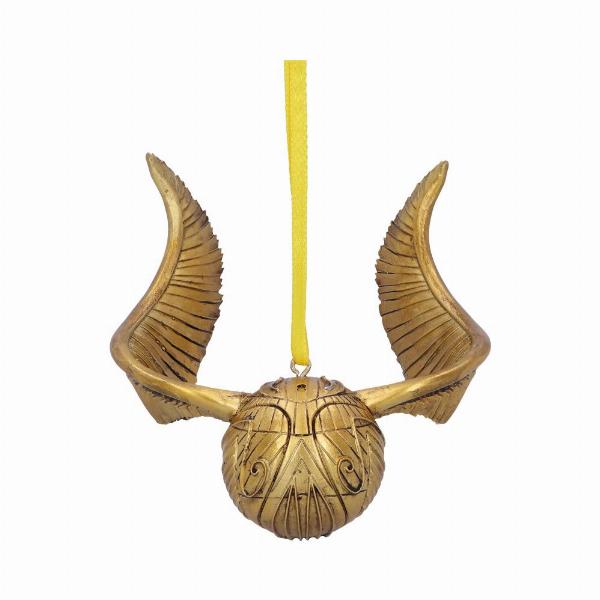 Photo #2 of product B5623T1 - Officially Licensed Harry Potter Golden Snitch Quidditch Hanging Ornament