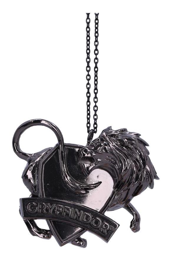 Photo #1 of product B6480X3 - Harry Potter Gryffindor Crest Silver Weighted Hanging Ornament