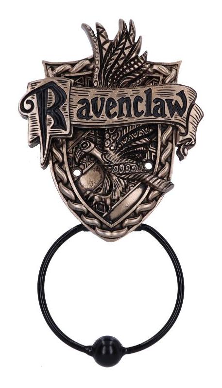 Photo #1 of product B6309X3 - Officially Licensed Harry Potter Ravenclaw Crest Door Knocker Bronze 24.5cm