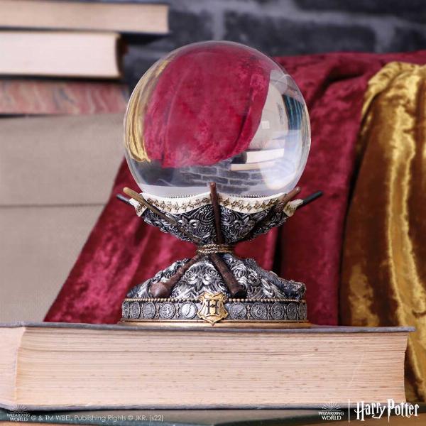 Photo #5 of product B6164W2 - Officially Licensed Harry Potter Wand Crystal Ball & Holder 16cm