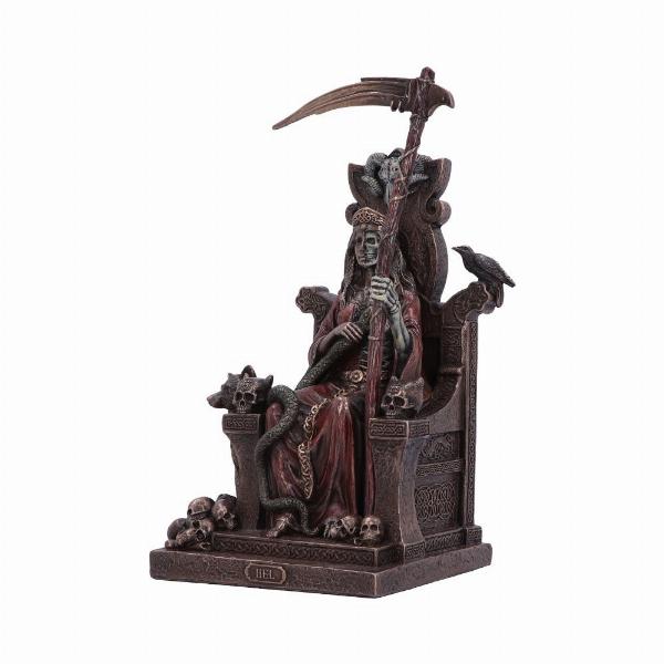 Photo #2 of product D6100W2 - Bronze Hel The Two Faced Terror Figurine 23cm