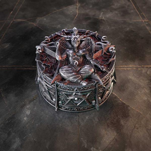 Photo #5 of product B6828C24 - Hoard of the Baphomet Trinket Box