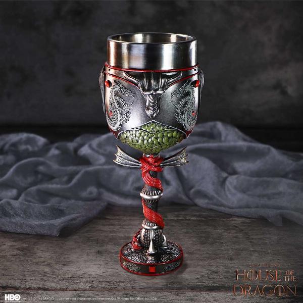 Photo #5 of product B6627B24 - House of the Dragon Daemon Targaryen Crest Goblet