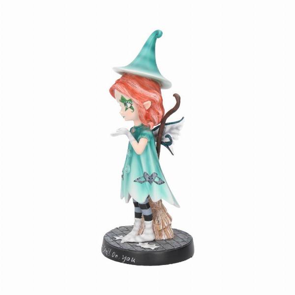 Photo #2 of product D2030F6 - I'll Put A Spell On You Fairy With her Broomstick 19.5cm