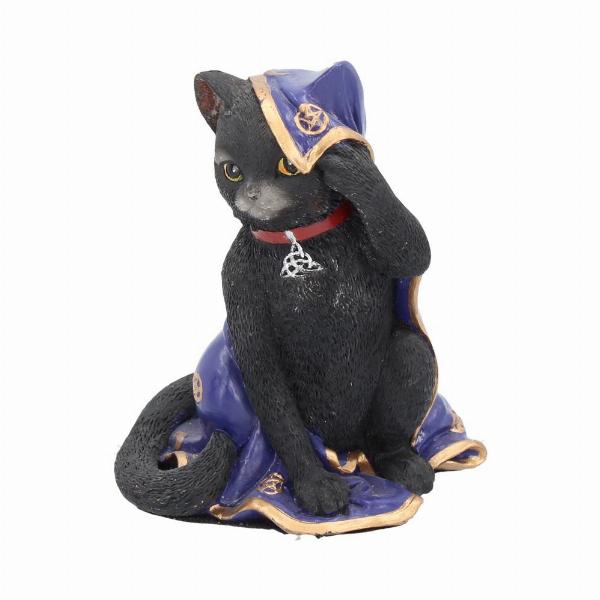 Photo #2 of product B1807E5 - Jinx Black Cat Figurine Wiccan Witch Gothic Ornament