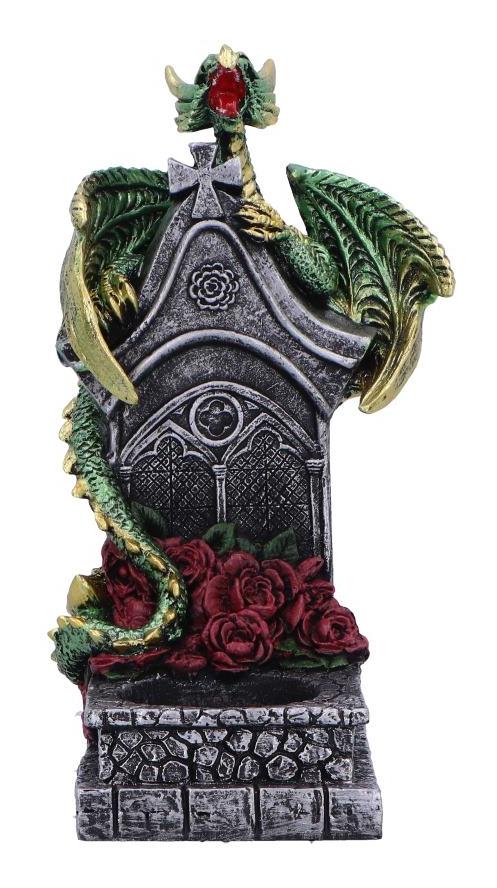 Photo #1 of product U7053M25 - Light of the Dragon Green Ornamental Tealight Holder