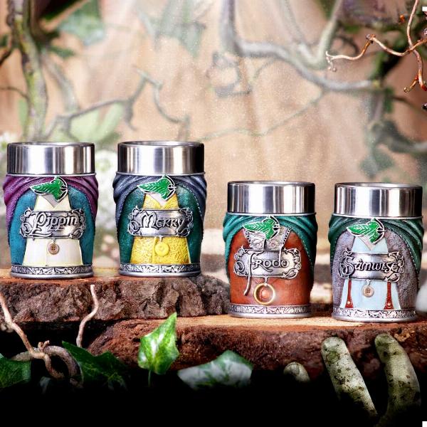 Photo #5 of product B5892V2 - Officially Licensed Lord of the Rings Hobbit Shot Glass Set
