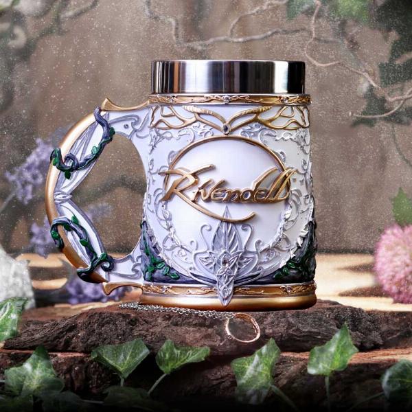 Photo #5 of product B5875V2 - Officially Licensed Lord of the Rings Rivendell Tankard 15.5cm