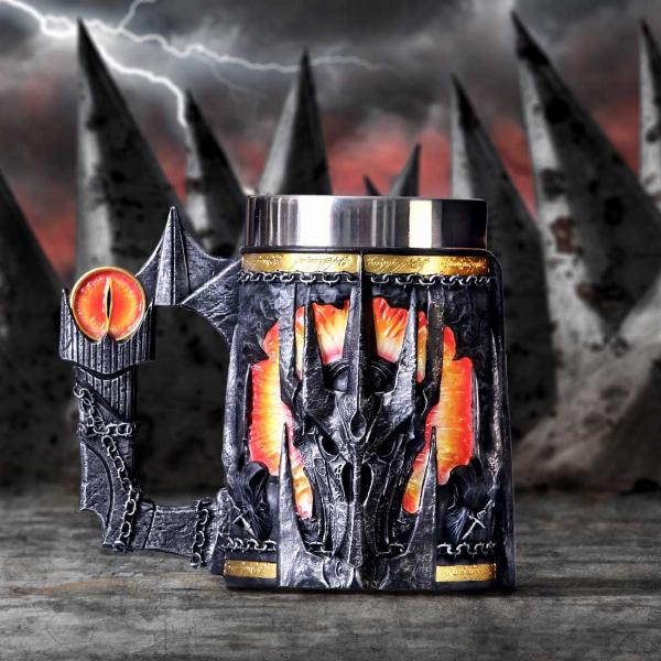 Photo #5 of product B5896V2 - Officially Licensed Lord of the Rings Sauron Tankard 15.5cm