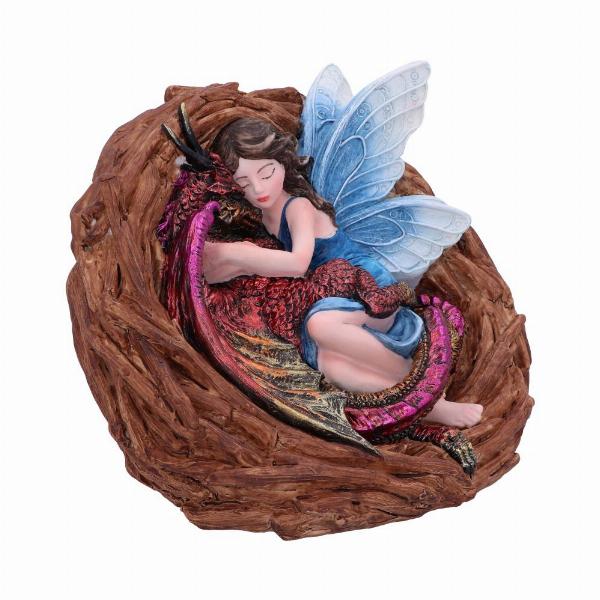 Photo #4 of product U6092W2 - Love Nest Fairy Dragon Figurine 15.5cm