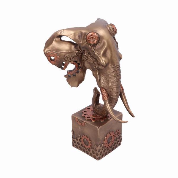 Photo #1 of product D5835U1 - Steampunk Bronze Elephant Head 28.5cm