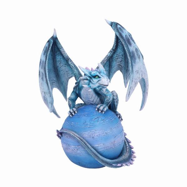 Photo #1 of product D4989R0 - Mercury Guardian Turquoise Planet Dragon Figurine