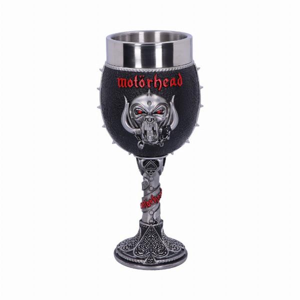 Photo #1 of product B5385S0 - Officially Licensed Motorhead Ace of Spades Warpig Snaggletooth Goblet