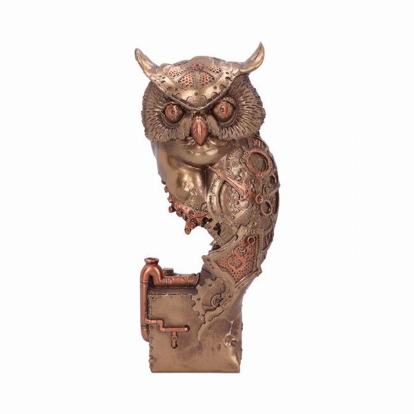 Photo #1 of product D5833U1 - Bronze Steampunk Owl Figurine 29cm