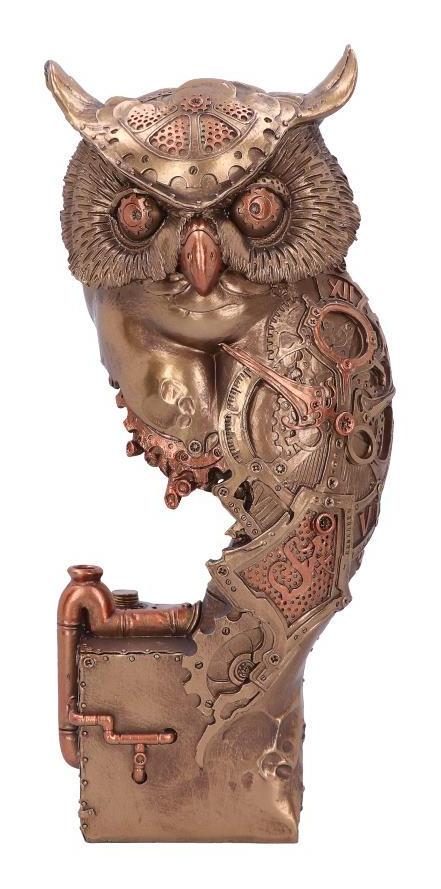 Photo #1 of product D5833U1 - Bronze Steampunk Owl Figurine 29cm