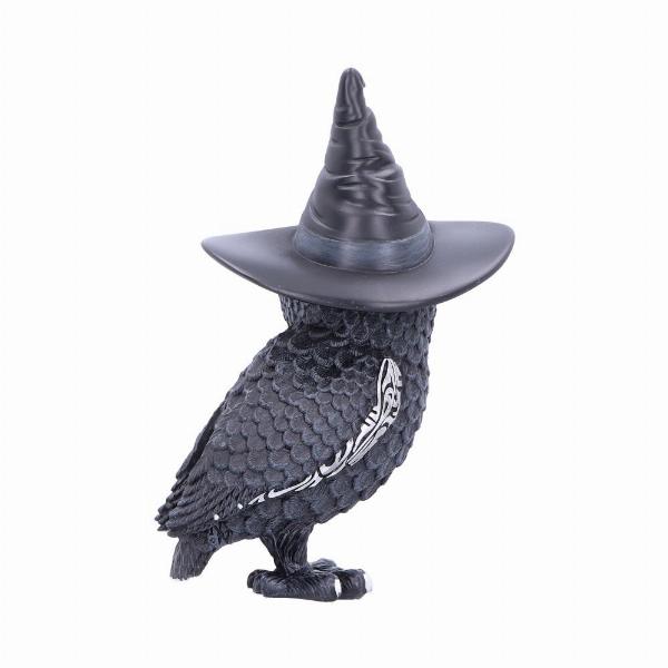 Photo #2 of product B5239S0 - Owlocen Witches Hat Occult Owl Figurine