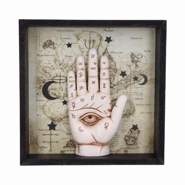 Photo #1 of product U5464T1 - Palmistry Companion Framed Chiromancy Wall Mounted Art