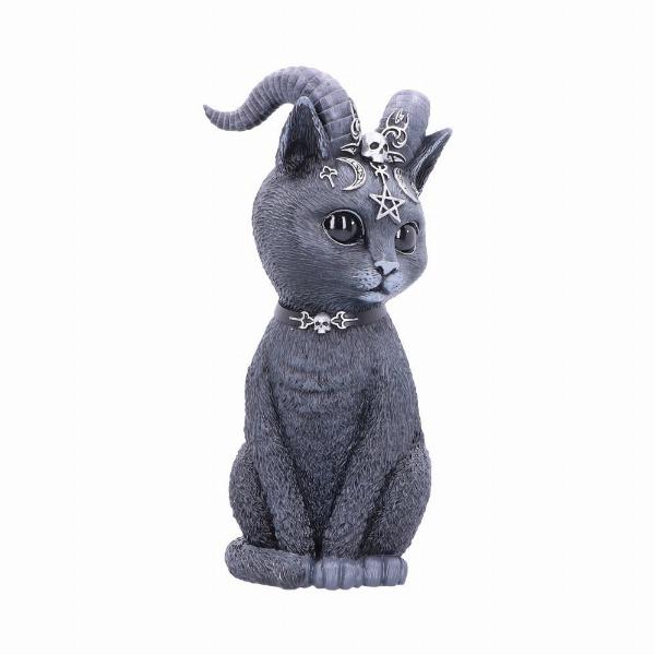 Horned Demon Cat Figurine Large Pawzuph | Gothic Gifts