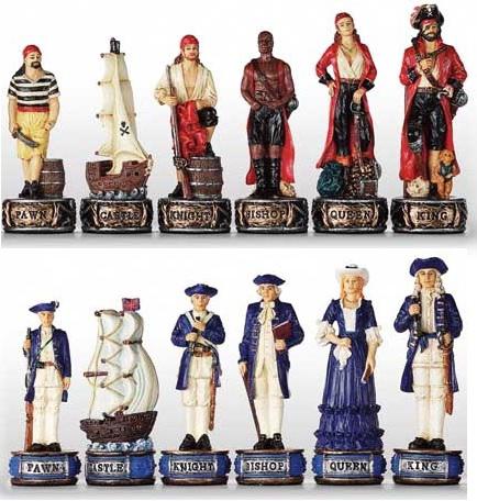 Photo of Pirates vs Navy Chess Set