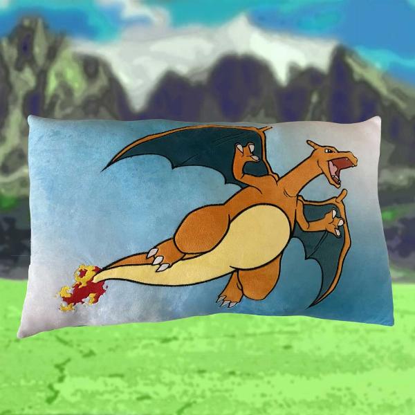 Photo #3 of product C6233W2 - Pokmon Charizard Soft To Touch Cushion 60cm