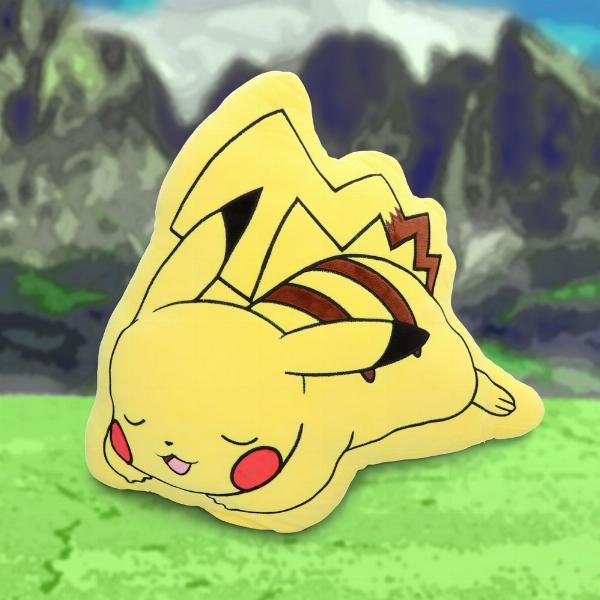 Photo #5 of product C6925C24 - Pokmon Sleeping Pikachu Cushion in Yellow