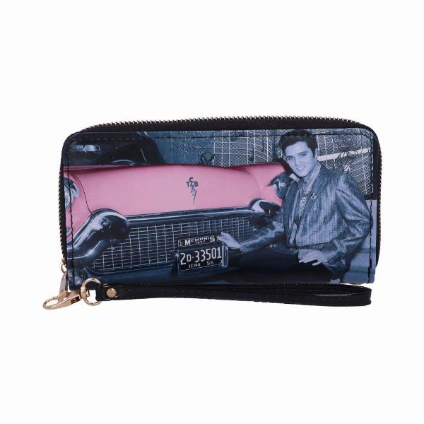 Photo #1 of product C5378S0 - Elvis Pink Cadillac Womens Purse