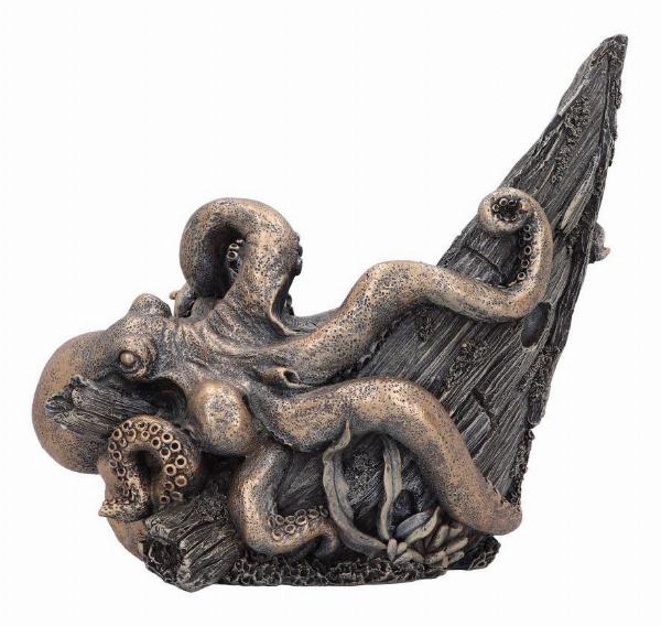 Photo #1 of product D6262X3 - Gothic Release the Kraken Wine Bottle Holder 25.8cm