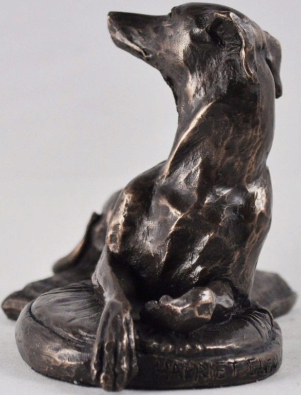 Photo of Resting Whippet Dog Bronze Sculpture 13cm (Harriet Glen)