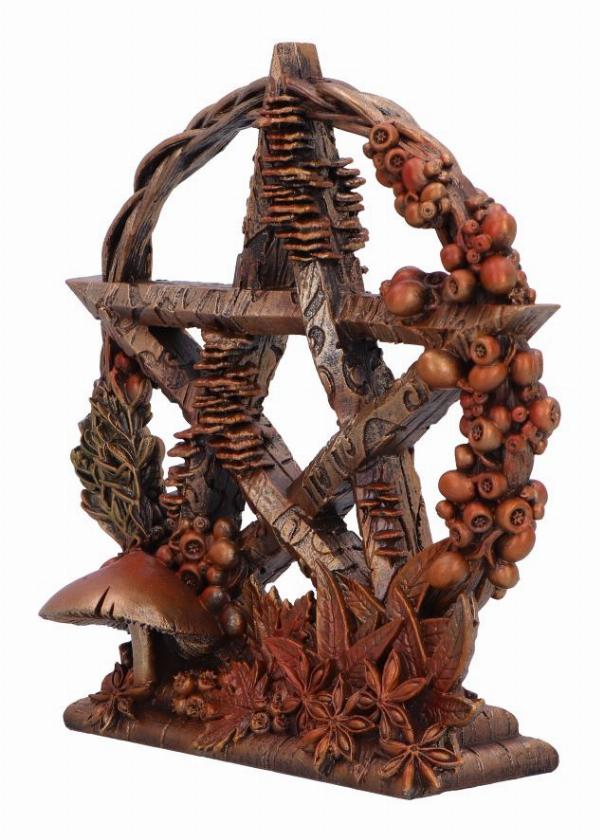 Photo #2 of product B6631B24 - Autmnal Floral Decorative Pentagram Ornament