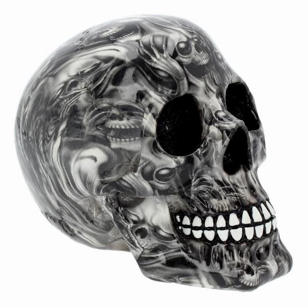 Photo #1 of product D2352F6 - Screaming Soul Skull Print Ornament