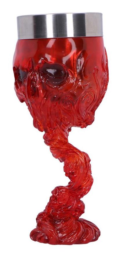 Photo #2 of product B6822B24 - Soul Spirit Clear Red Skull Goblet