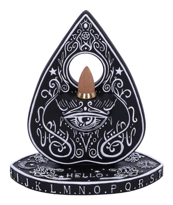Photo #3 of product B6464X3 - Black and White Spirit Board Planchette Backflow Incense Burner 15cm