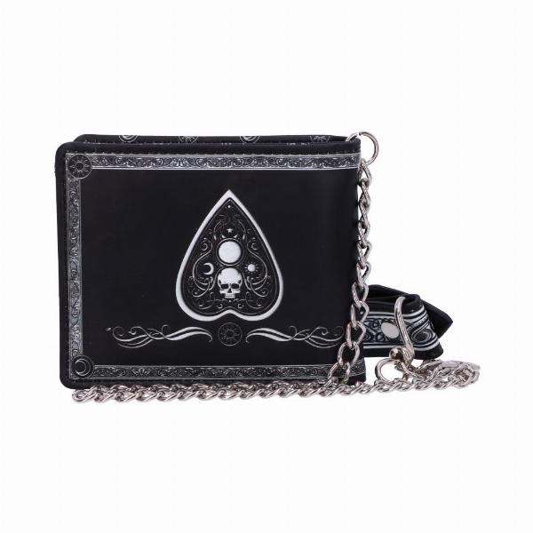 Photo #4 of product B5376S0 - Nemesis Now Spirit Board Embossed Purse Ouija Wallet Black 18.5cm