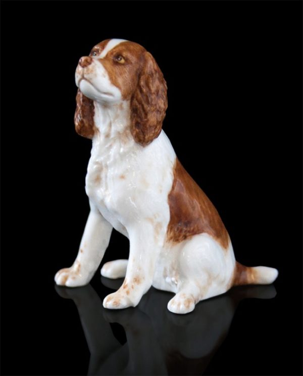 Photo of Springer Spaniel Hand Painted Fine Bone China Miniature Figurine