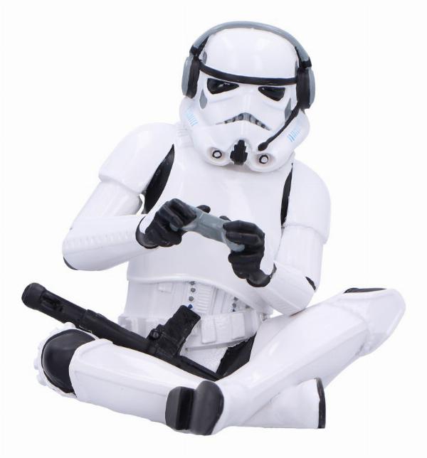 Photo #1 of product B6954A25 - Original Stormtrooper Game On! Gamer Figurine