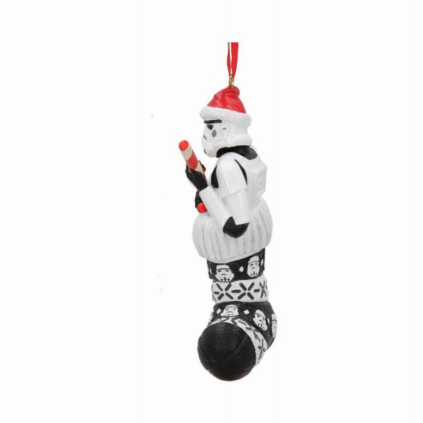 Photo #2 of product B5779U1 - Officially Licensed Stormtrooper in Stocking Hanging Ornament 11.5cm