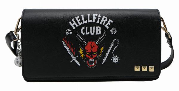 Photo #1 of product C6395X3 - Stranger Things Hellfire Club Baguette Bag 26.5cm