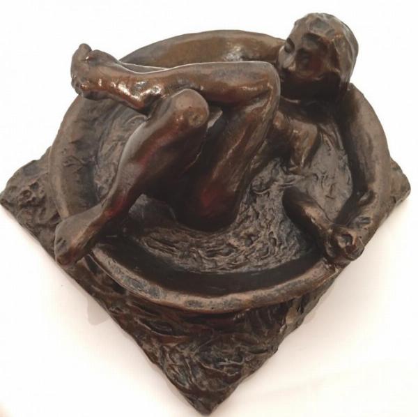 Photo of The Bath Bronze Figurine Degas