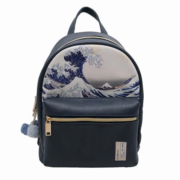 Photo #1 of product C6254W2 - The Great Wave off Kanagawa Backpack 28cm