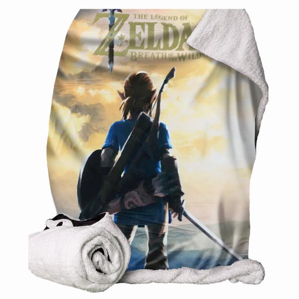 Photo #3 of product C6221W2 - The Legend of Zelda Breath of the Wild Throw Blanket 150cm