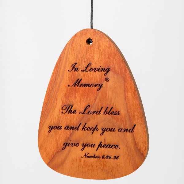 Phot of The Lord Bless You - in Loving Memory Memorial 18 Inch Wind Chime